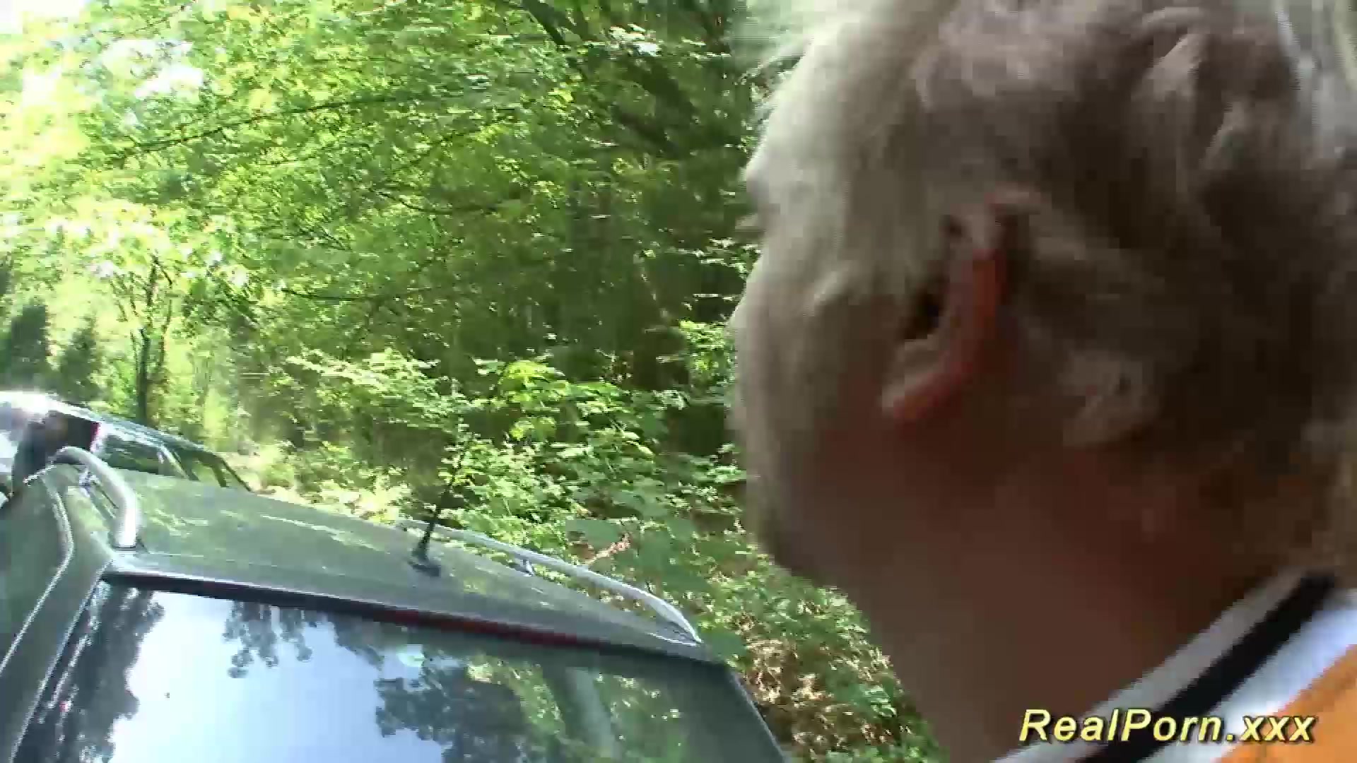 german teen 18+ picked up for car sex