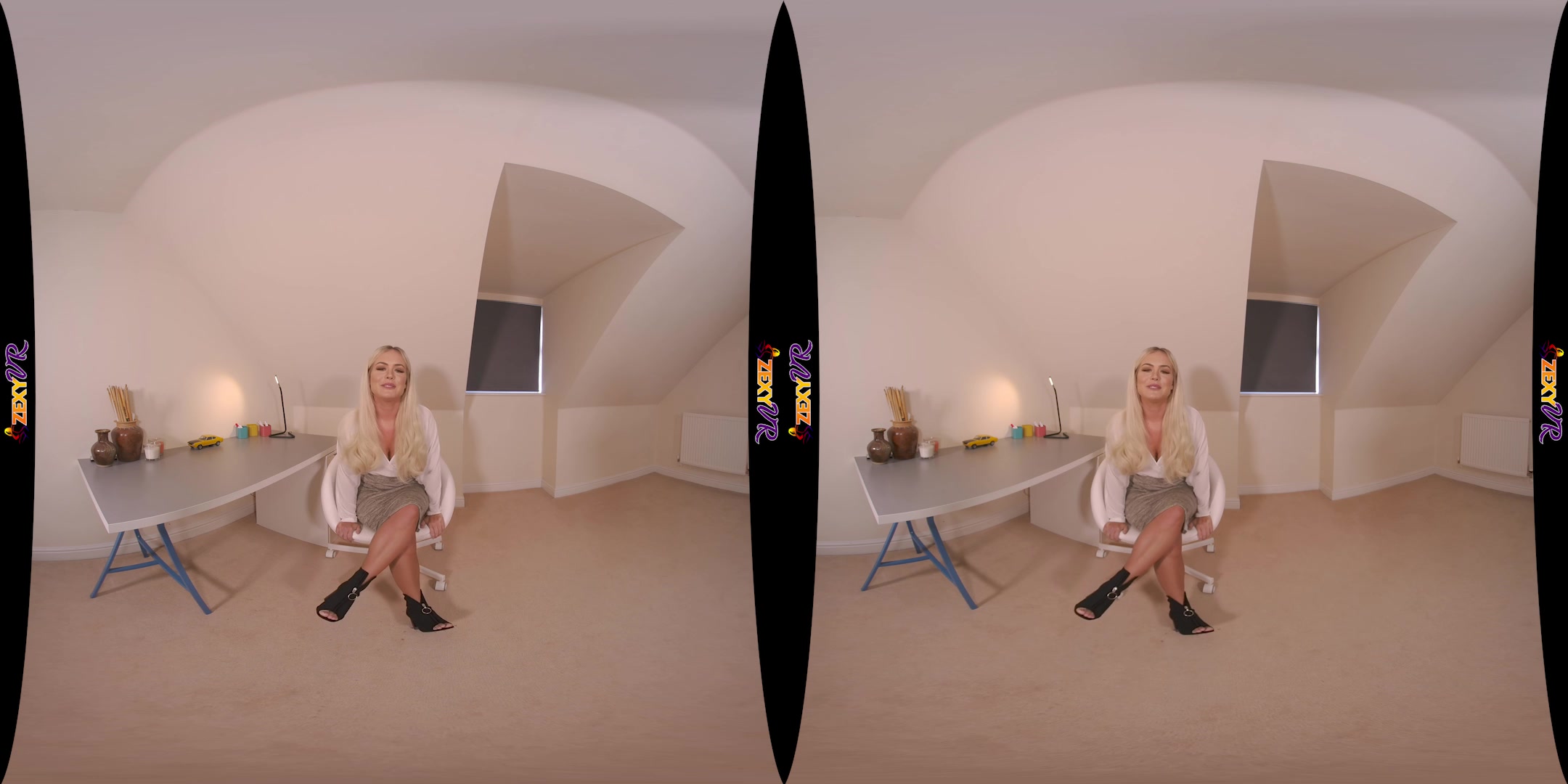 Naked In The Office featuring Louise - ZexyVR