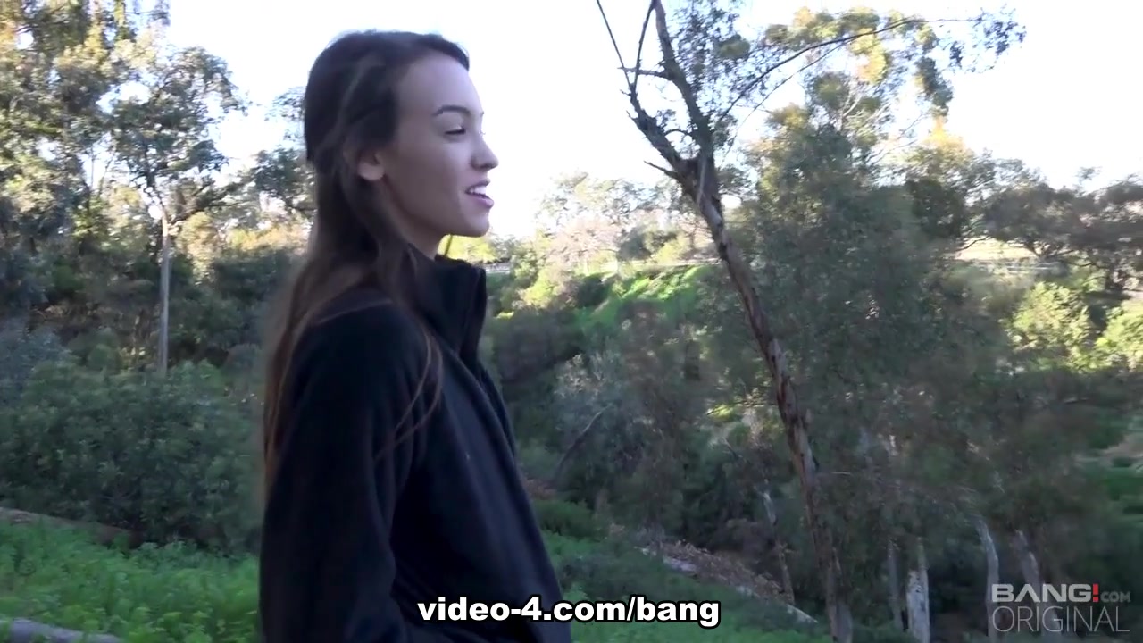 Charity Crawford gets her petite pussy stretched outdoors - BangRealTeens