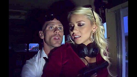 The Blonde Swept On The Hard Cock Of The Bus Driver