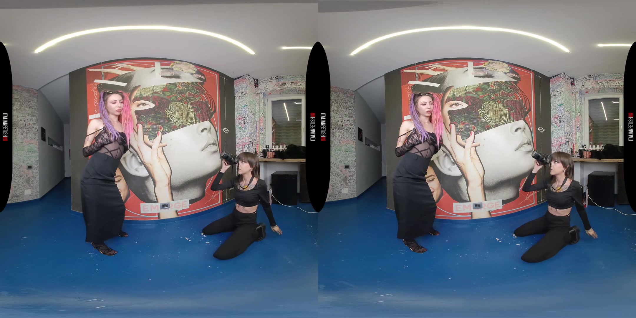 Lesbian Girlfriends Shooting - Italianfetishvr