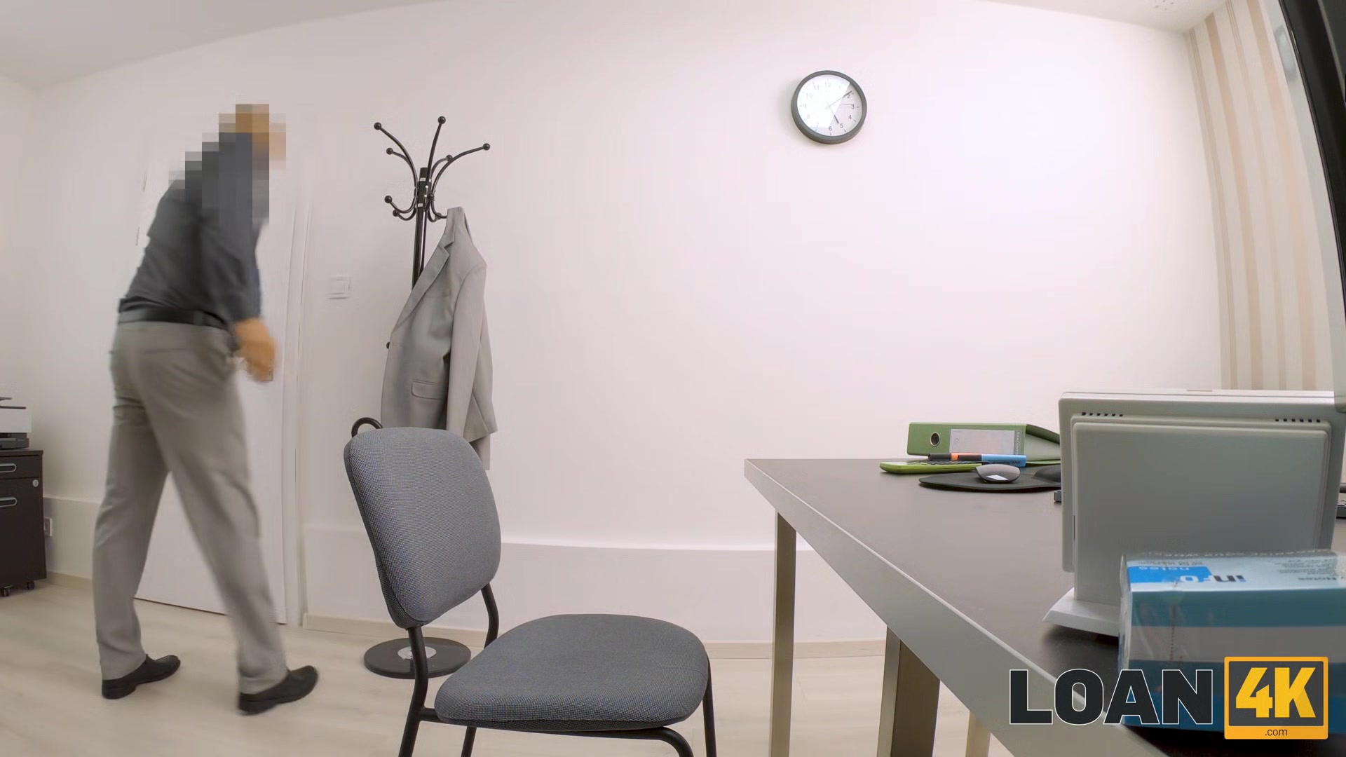 LOAN4K. Easy woman is nailed instead of filling out boring paperwork