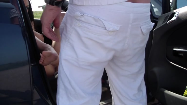 Hottest dilettante girlfriend fuck entertainment in the car