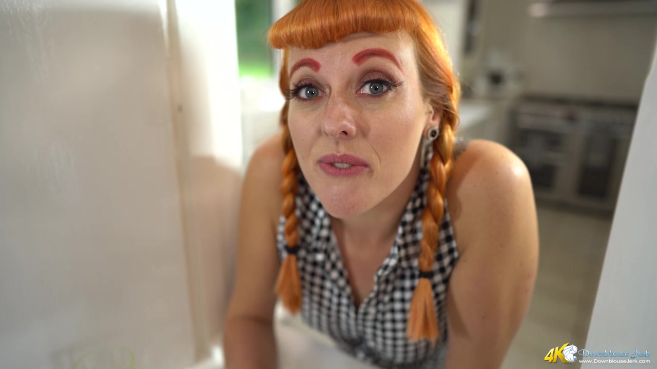 Pervy Step Brother - DownblouseJerk