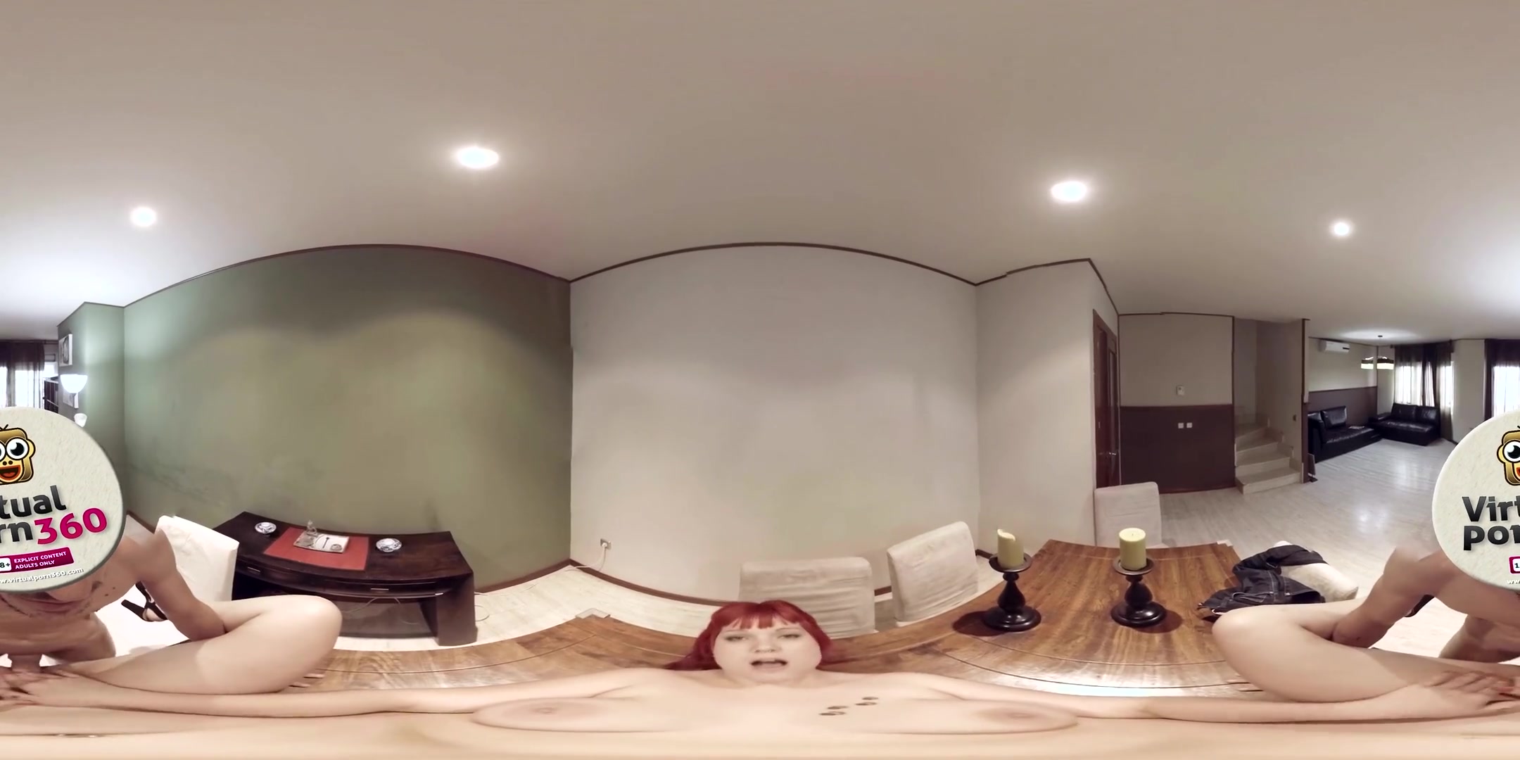 Mey Max in Redhead May Fucked on the Table - VirtualPorn360