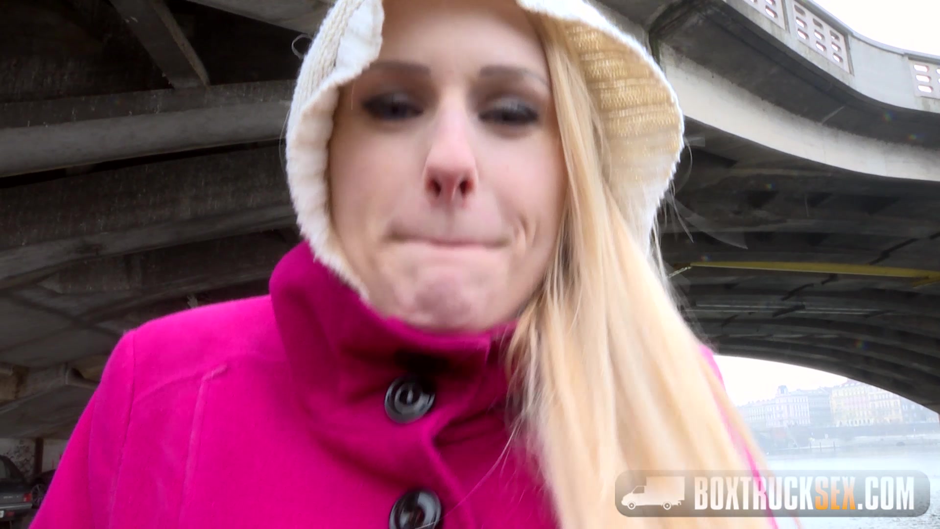 Hot Angel Wicky uses Two Vibrators on Miky Love in Public