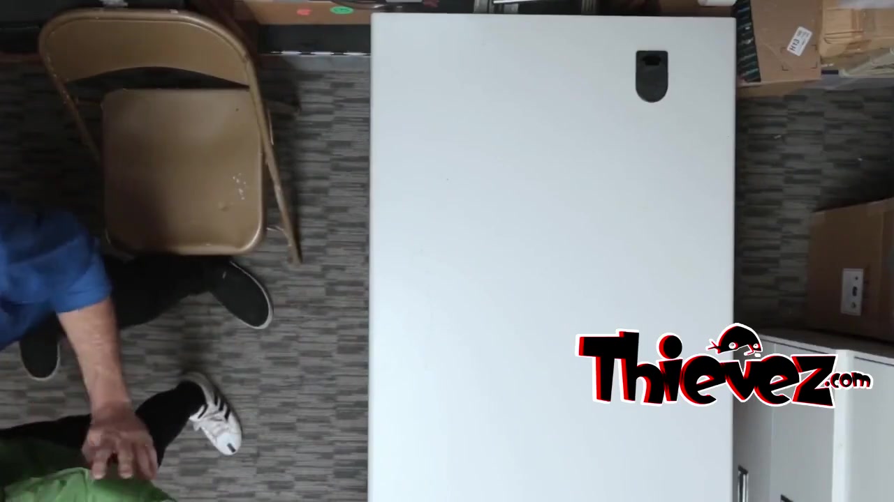 Busty Thief Drilled With