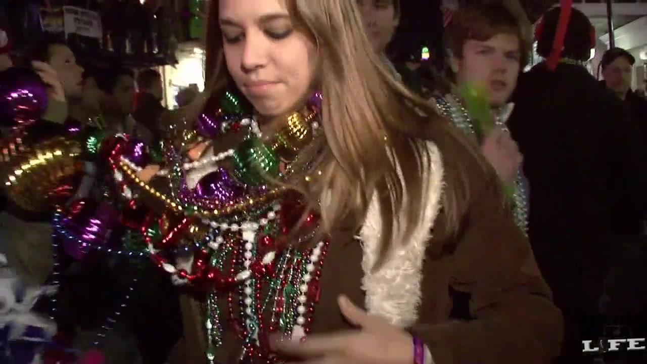 Awesome Mardi Gras Tits - SpringbreakLife