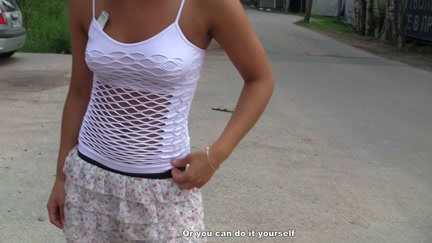 Redhead fuck darksome boyfrend at the construction web resource of the Temple