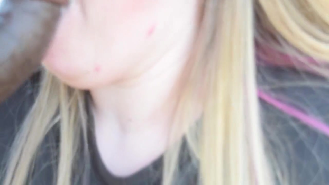 Super Head From Outside With Blonde Bbw