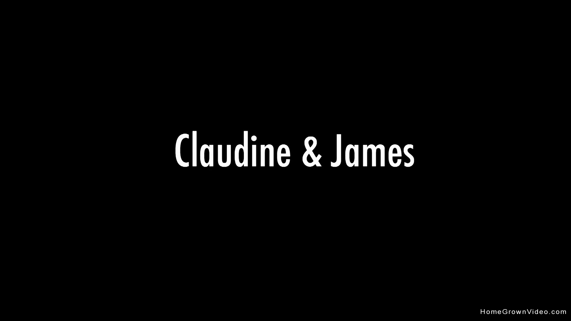 Amateur First Time On Camera - Claudine & James
