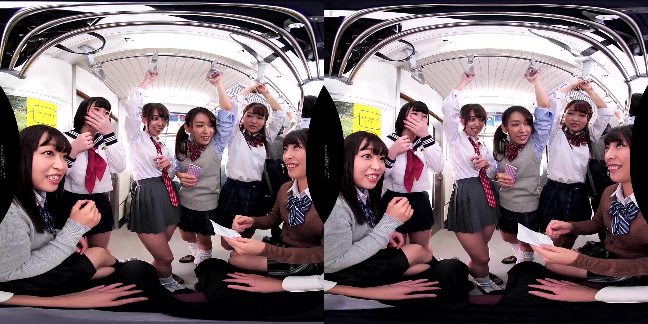 Packed in a Train Car and Surrounded by Nothing but Women! - Public