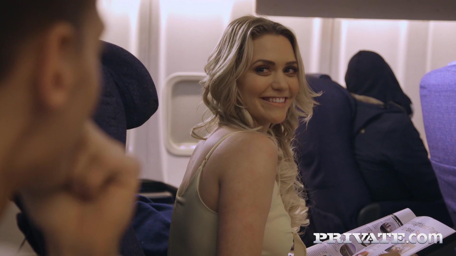 Mia Malkova, debuts for Private by fucking on a plane - Private