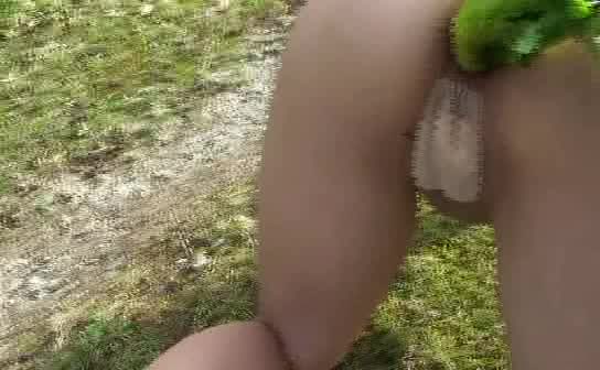Stuffing a wifeâ€™s fanny with a turnip in the open