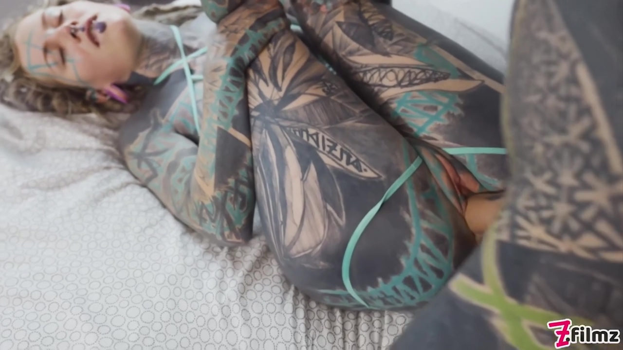 Nikolaz Zpageti - Tattooed Anuskatzz Gets Fucked Balls Deep In Her Ass