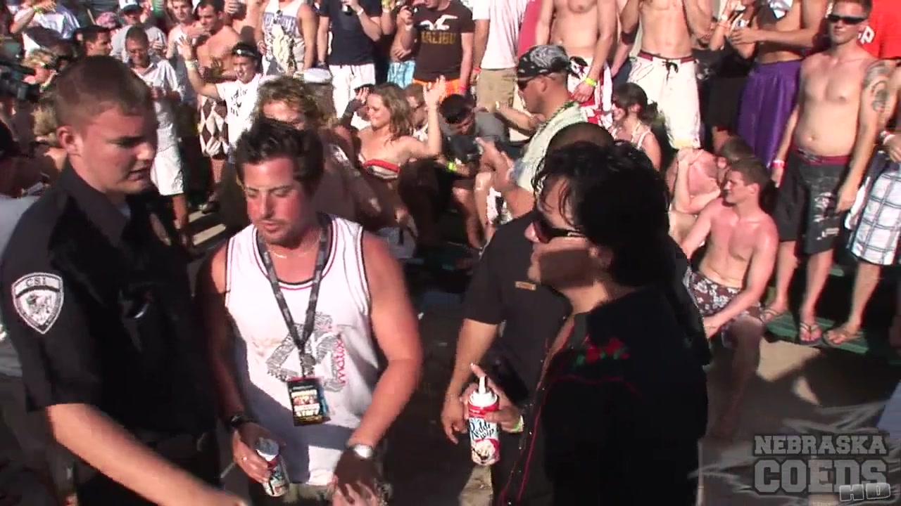 neverbeforeseen South Padre Wet T Then Cops Breaking It Up - NebraskaCoeds