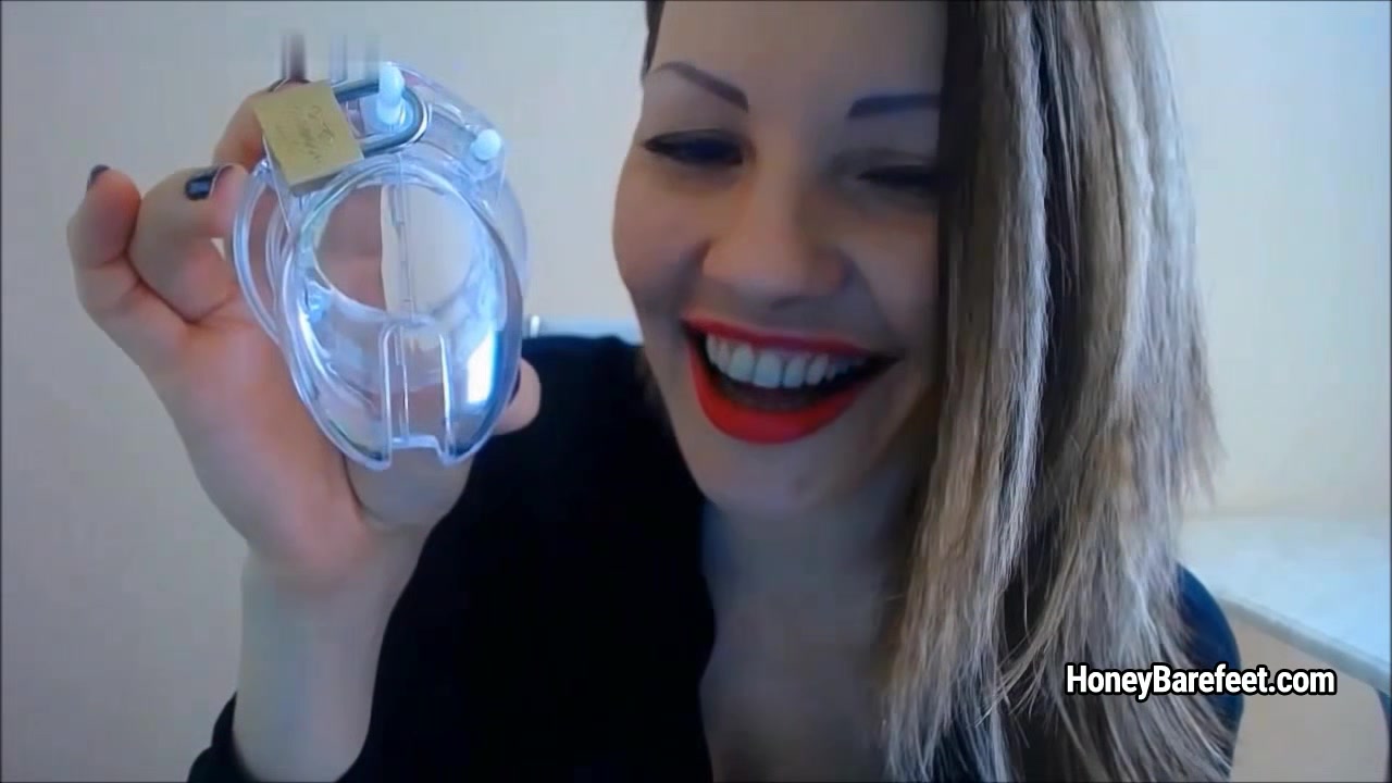 Miss Honey Barefeet - Small Dick In Cage