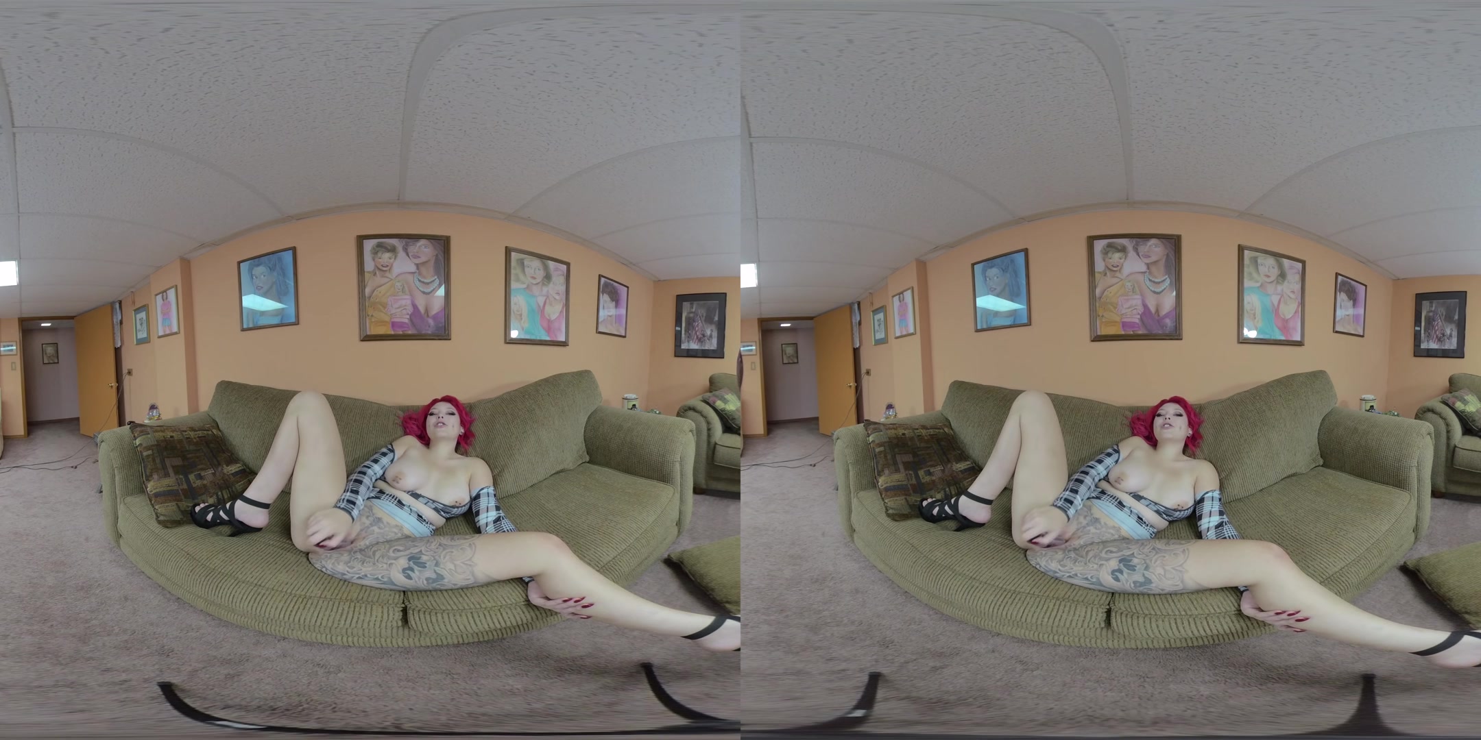Pink Haired Coed Taylor Nicole Gets Off With Her Rabbit Vibrator - ChickPassVR