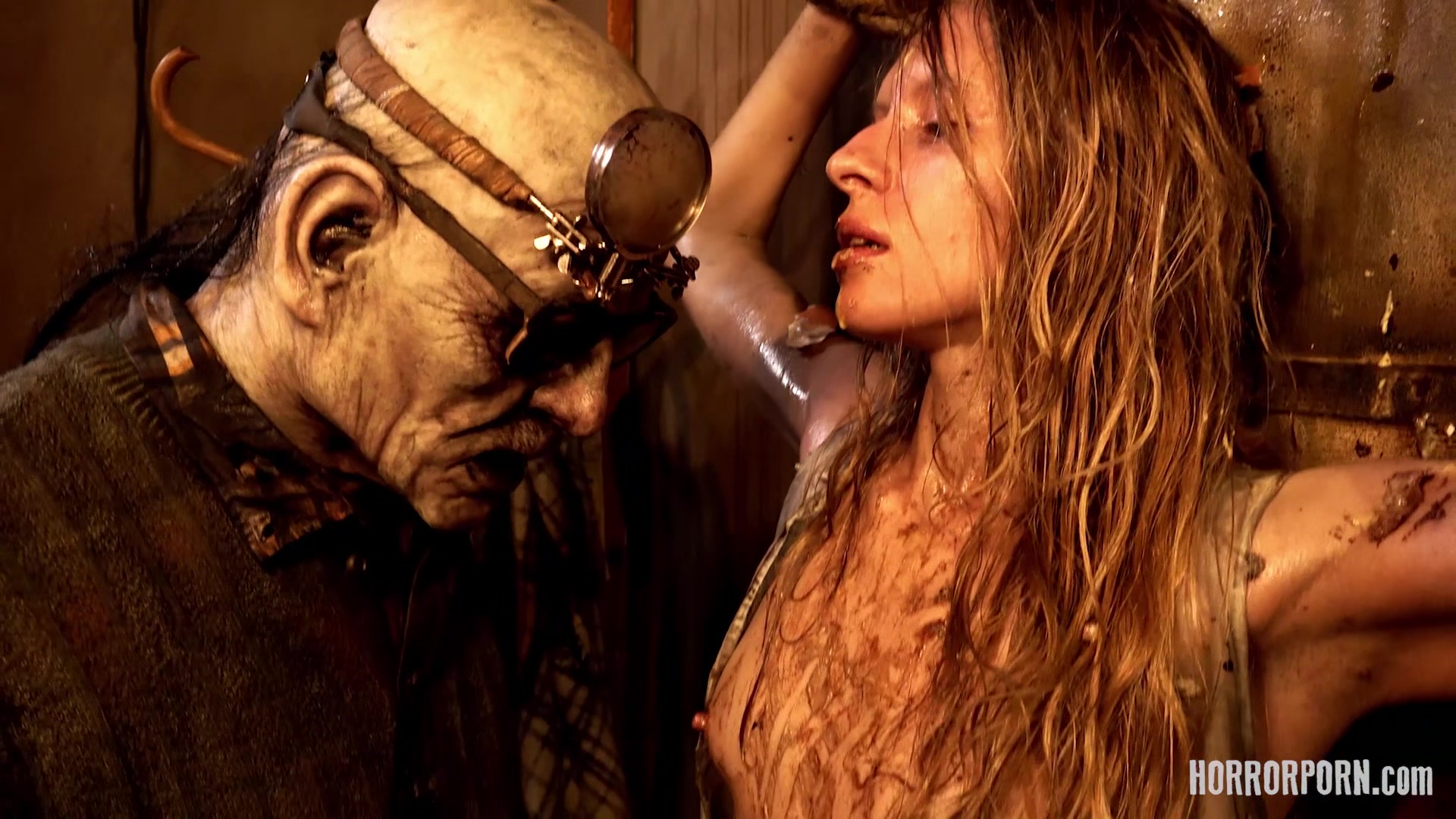 HORRORPORN Perverse Grandpa With His Filthy Wife Fuck Sweet teen 18+ Girl