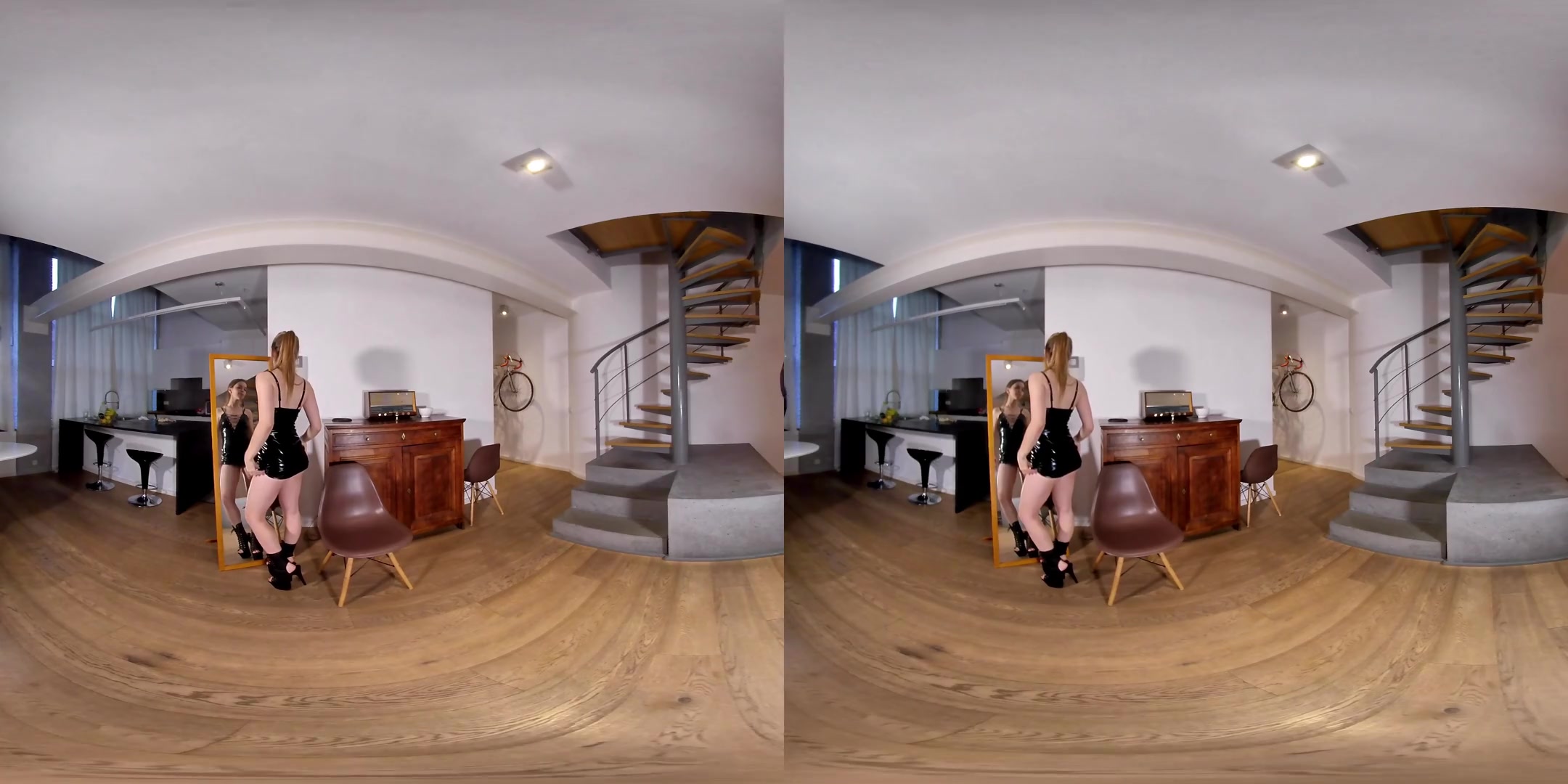 Bad Girl Lina - Horny teen 18+ Solo in Vinyl - SexLikeReal