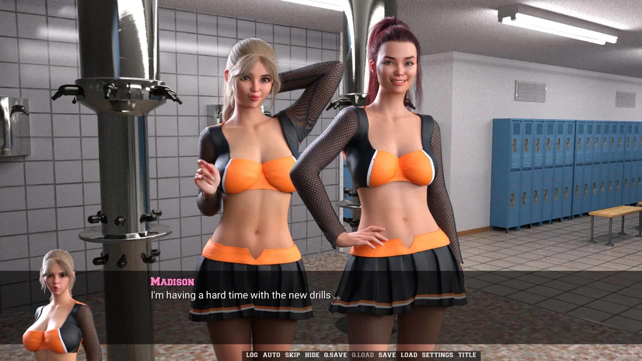 Touchdown Girls Two Hot Lesbian College Girls Doing It Dirty In The Showers And In The Locker Room Episode 7