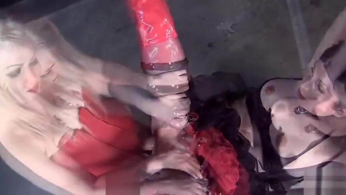 Perfect sissy slave in chastity fucked by strapon Mistress