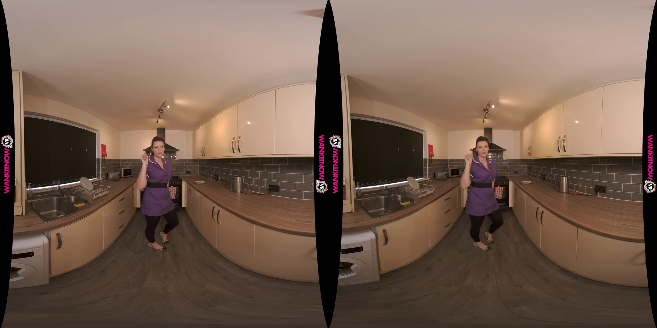 Extra Treatment - Big Tits British MILF Solo in the Kitchen