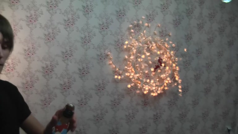 Christmas hardcore sex with cum on her a-hole