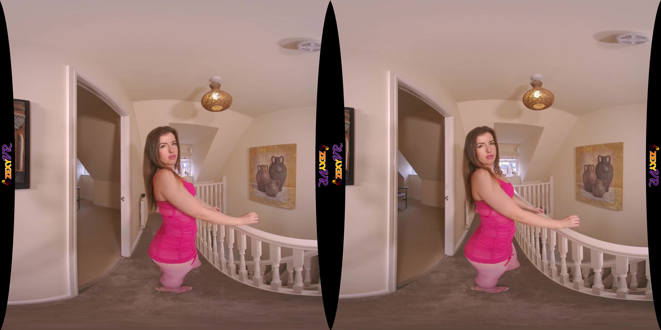 Follow Me - Big Tits Amateur in Red Lingerie Stripping