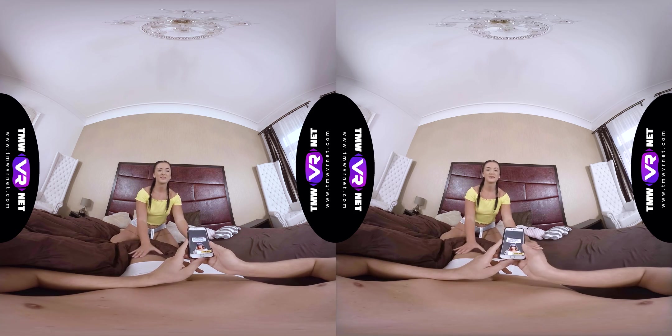Dude Hugs Round Ass As Foreplay - Hot teen 18+ Virtual Girlfriend Rides you POV