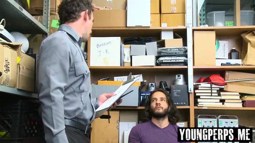 Security Guard Picked Up A Handsome Long Haired Punk
