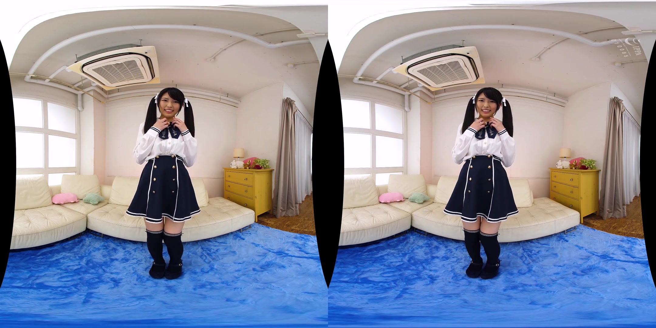 Creampie Sex with a Beautiful Girl with Pigtails and Knee-High Socks 2 - SexLikeReal