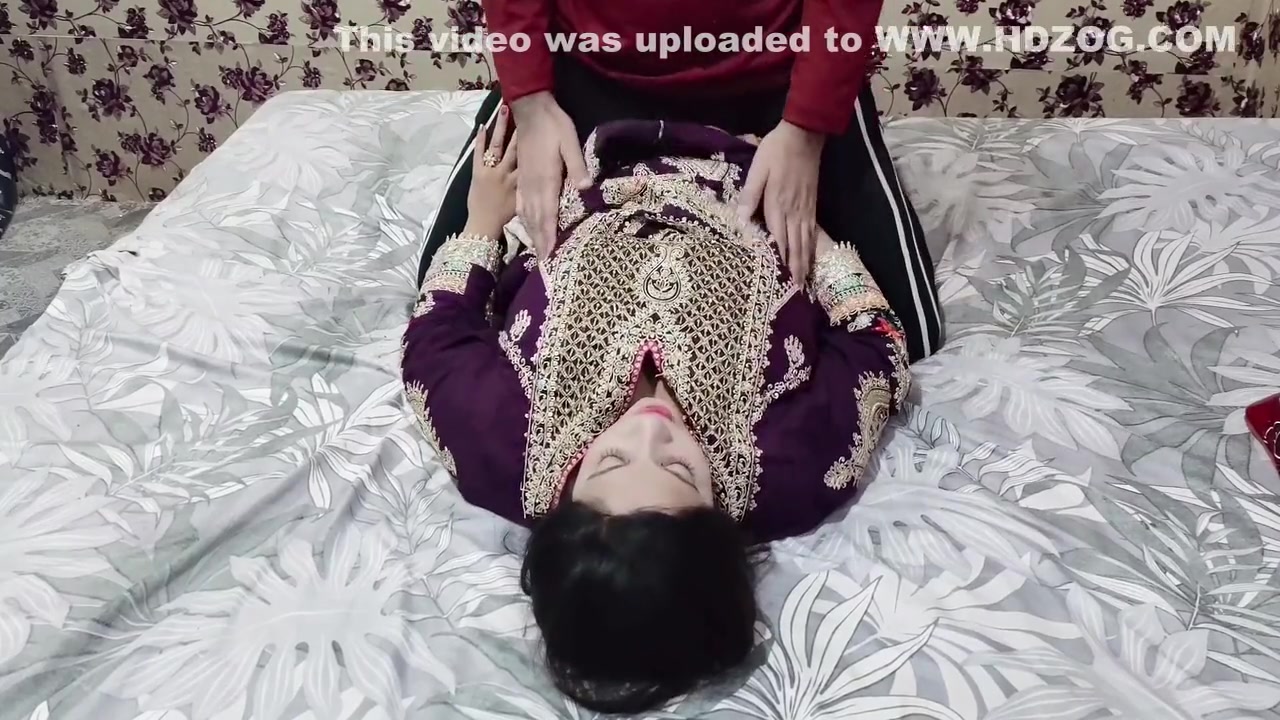 Indian Desi Sexy Bride With Her Husband On Wedding Night