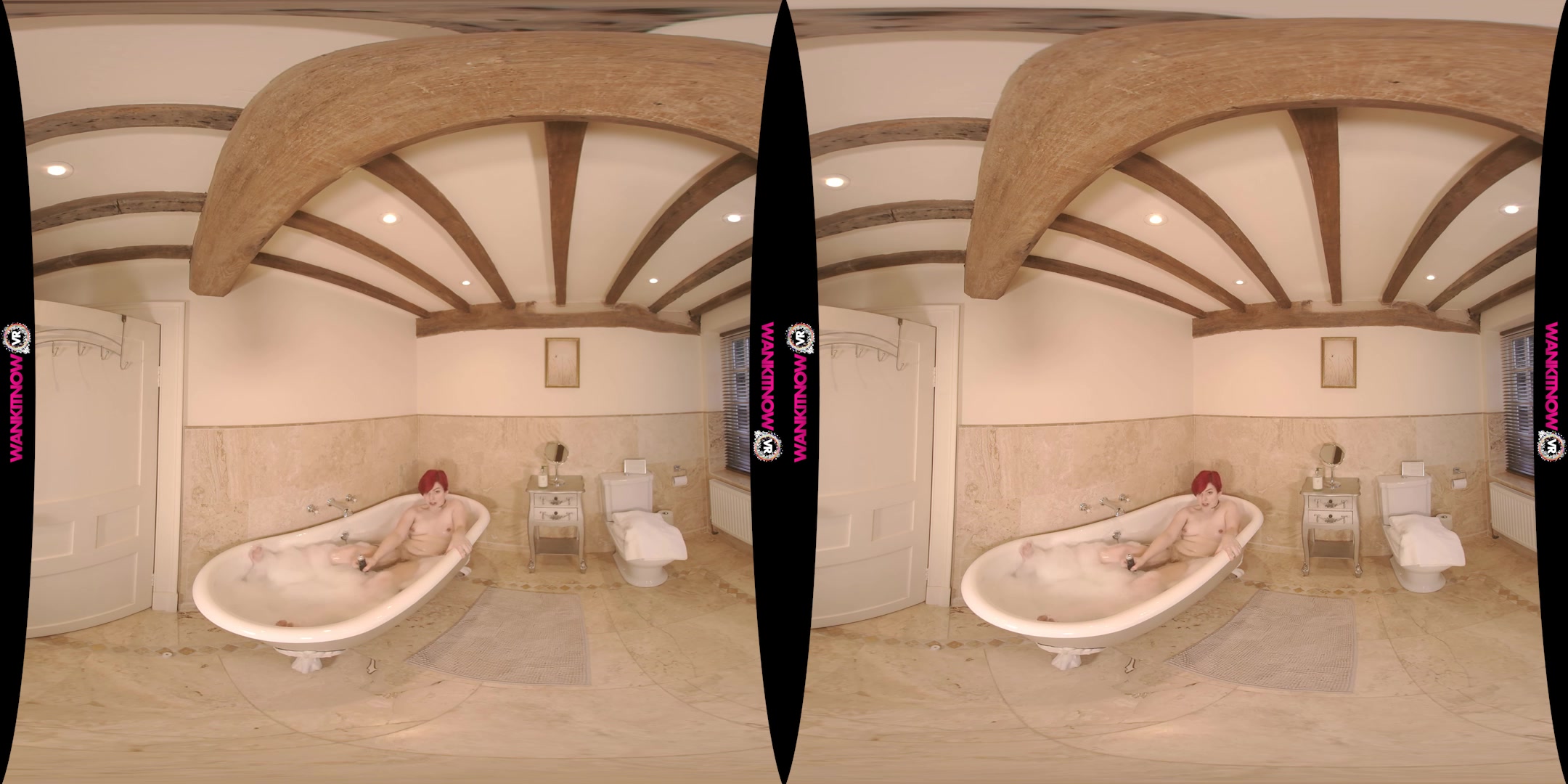 Bath time Submissive featuring Olivia Kinks - WankitNowVR