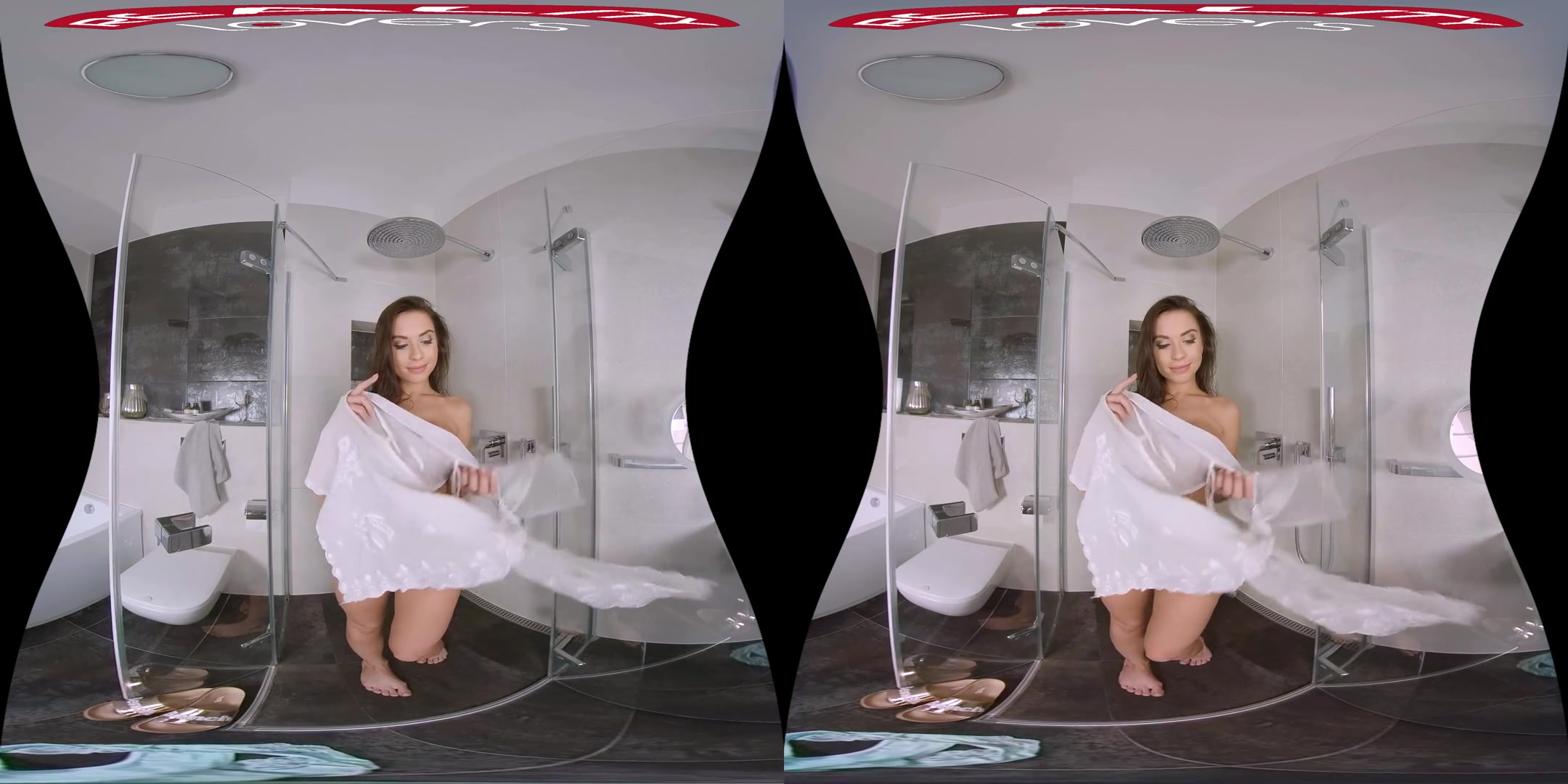 The VR Playboy Girl - In Colour; Beautiful Pornstar High Class Solo Striptease