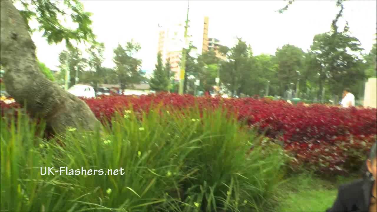 Amateur latina Beatriz public nudity and squirting masturbation