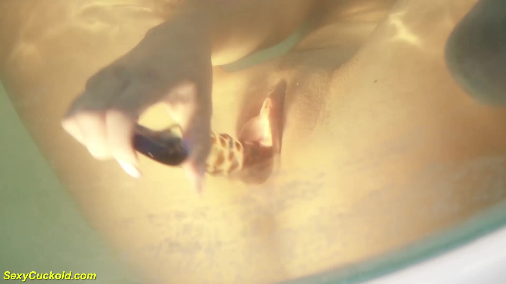 cute teen 18+ masturbating in the bathtub