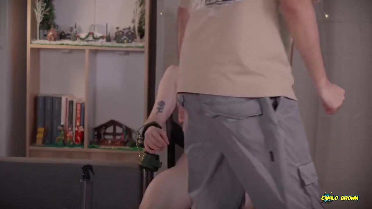 Handcuff And Gagged Twink Receiving An Intense Teasing Handjob Until He Explodes