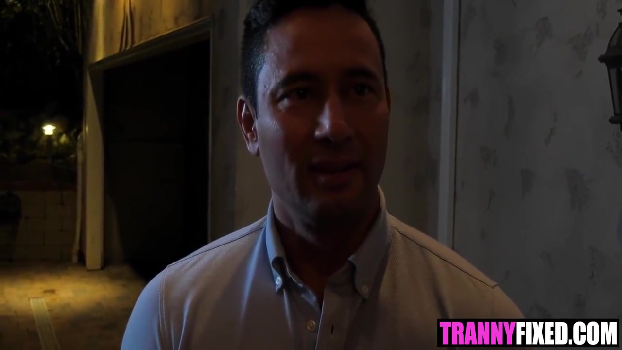Translicious Babe Got Surprise Visit With Annabelle Lane And Gabriel D'alessandro