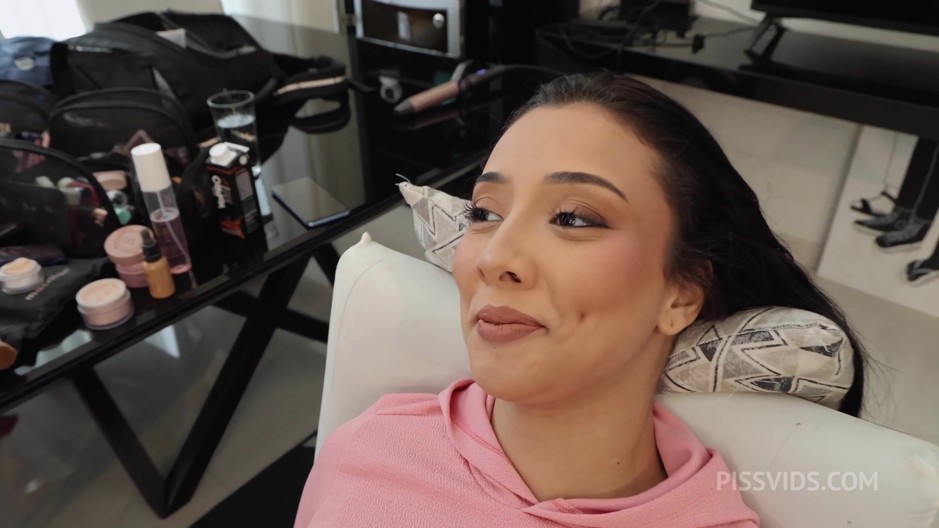 Behind the Scene from The Voluptuous Victoria Beatriz deep throat with Dap pee drink and Hot brazilian piss drinking Natasha Rios gets hardcore anal fucking with DAP 0% Pussy - PissVids