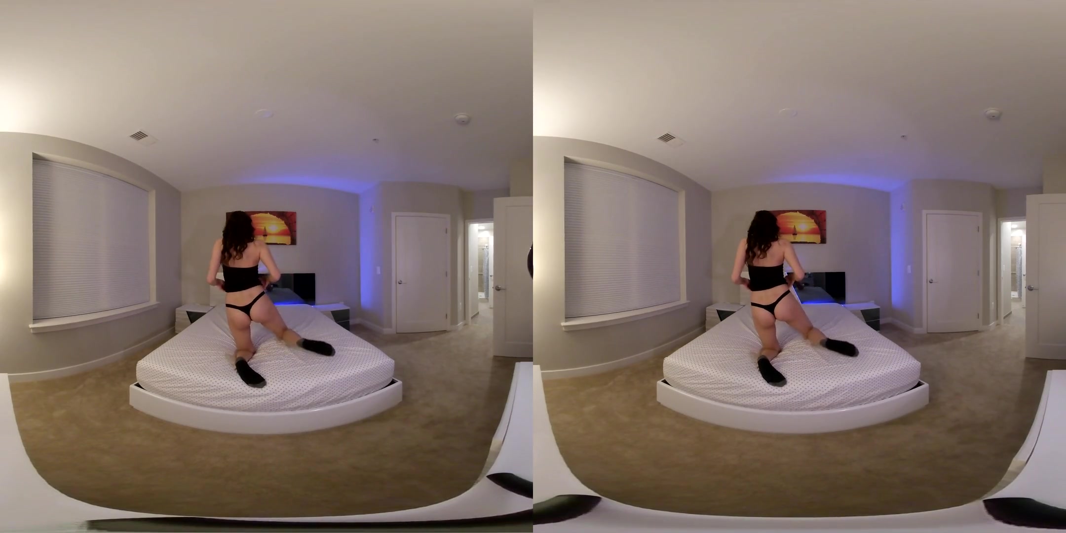 Bedroom Raya - Petite Striptease Solo Model - SexLikeReal