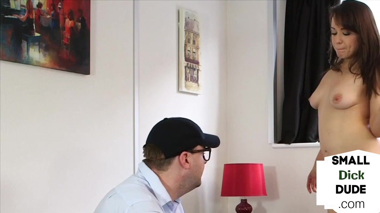 Smallcock BF ***time jerked by GF who left speechless