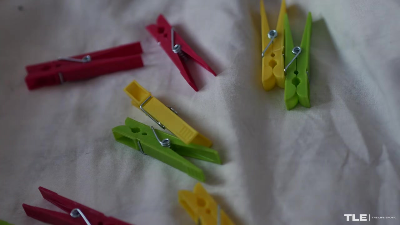 Clothespins Experiment 2 - Kerry Bradshow - TheLifeErotic