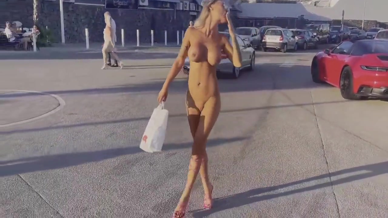 Cap D'agde And Monika Fox In Walks The Streets Of Naked 6 Min