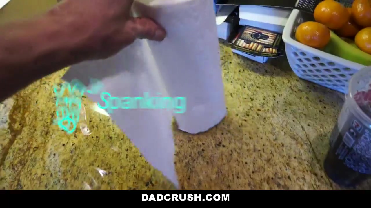 DadCrush - Hot Step-Daughter Spanked & Fucked