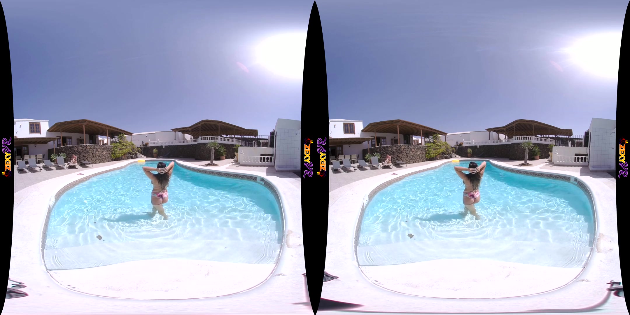 Wetness - Thick Big Tits Curvy Topless Pool - SexLikeReal