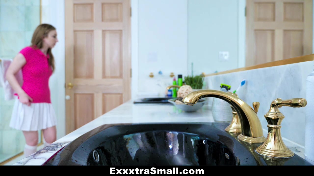 ExxxtraSmall - Petite teen 18+ Deepthroats Pissed Stepdad