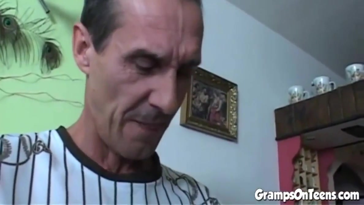 teen 18+ Slut Fucks Grandpa Cock After Sucking