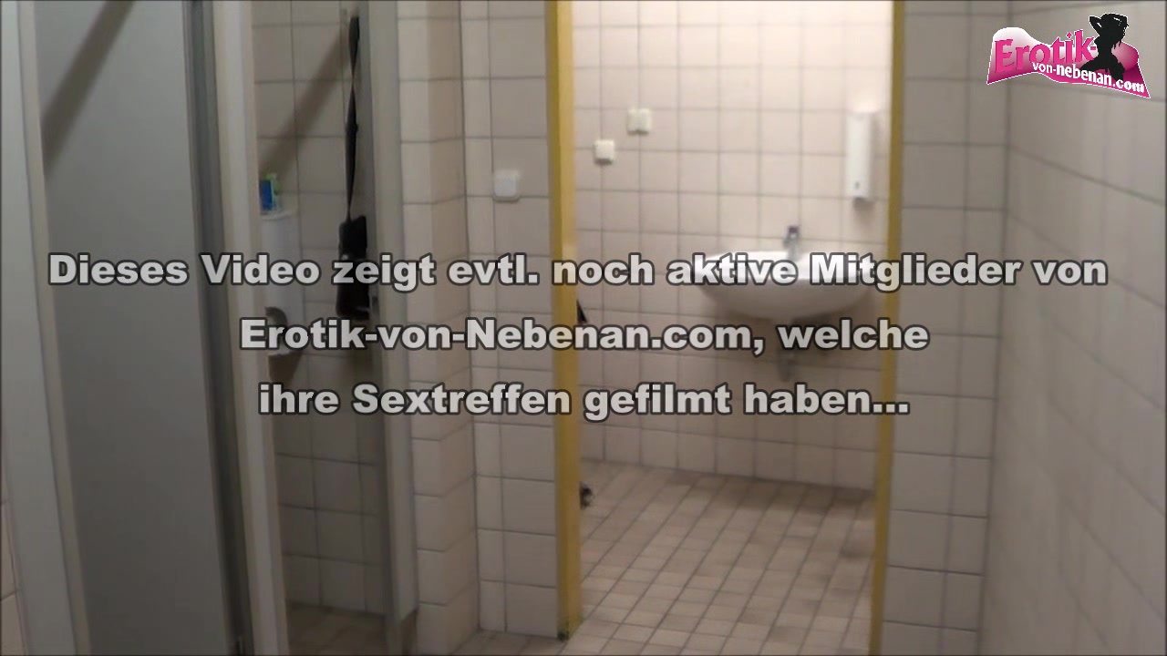 German kinky amateur teen 18+ fuck at public toilett until orgasm
