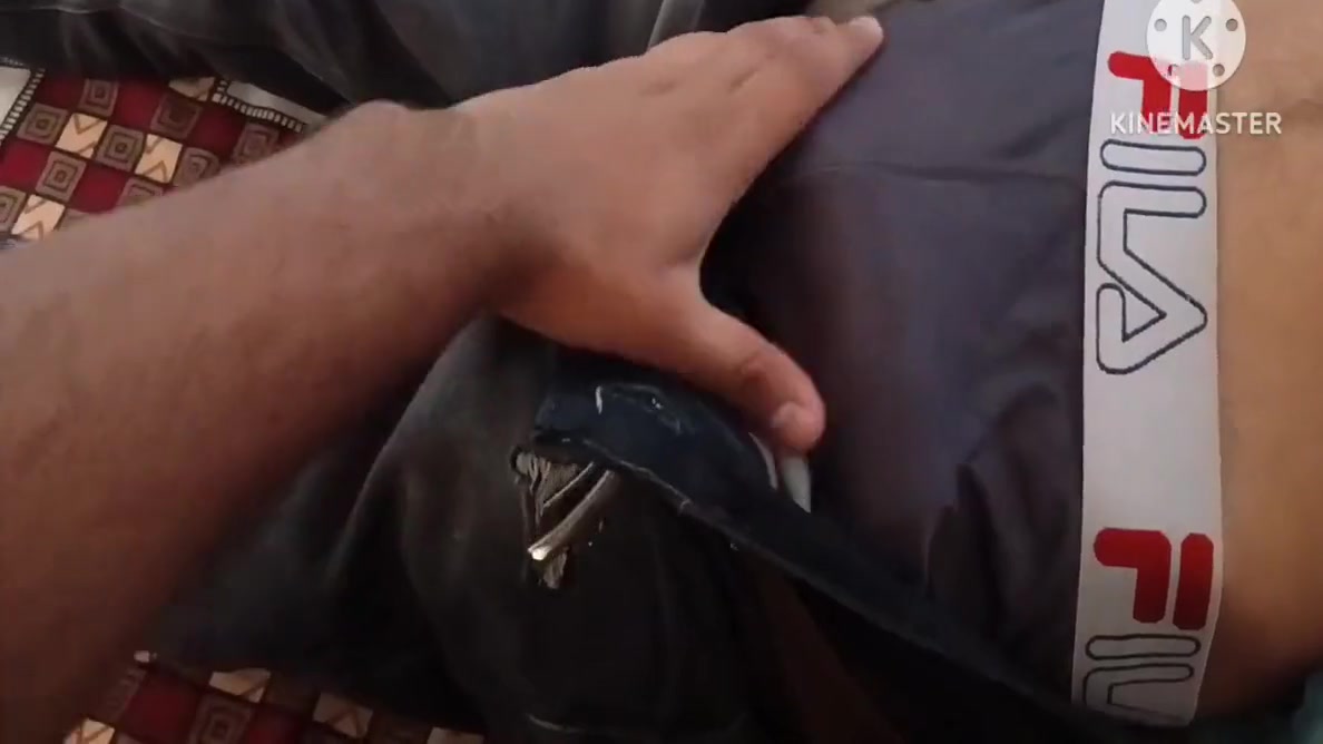 First Time I Touch My Stepbrother Big Monster Cock And Gave Handjob Till Cum Shot